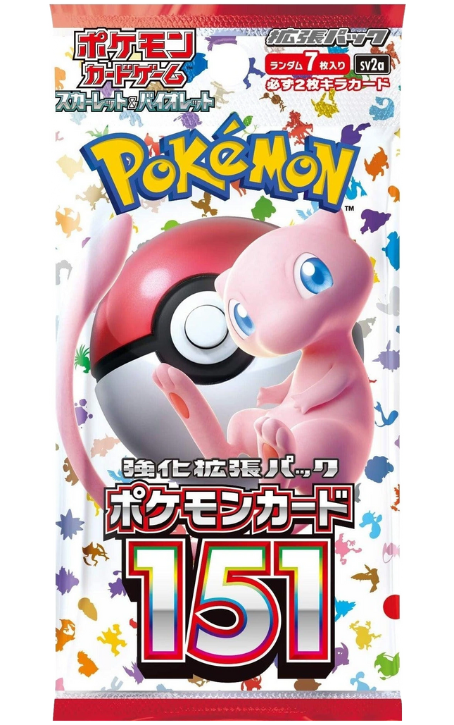 Pokemon TCG - Scarlet & Violet - 151 (SV2a) - Booster Pack (Japoński)