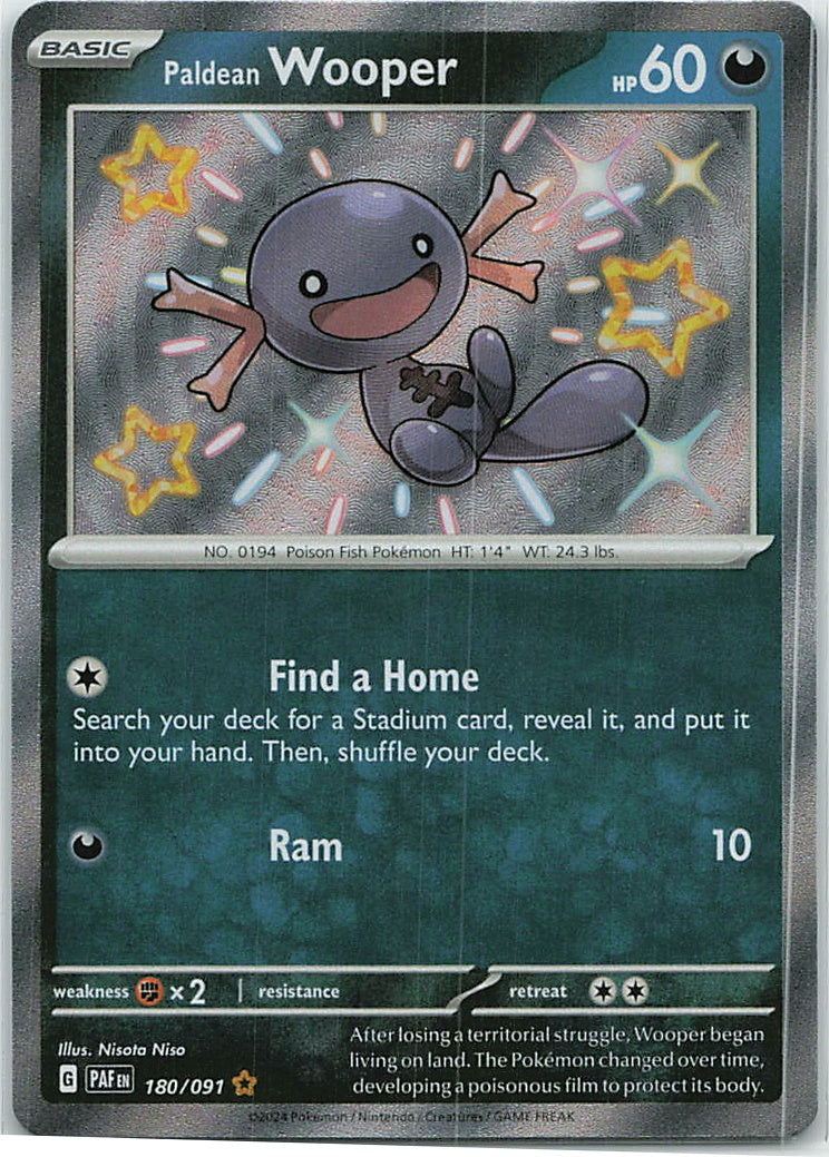 Paldean Wooper (Paldean Fates) 180/91 [Near Mint]