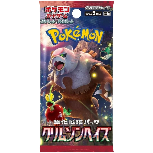 Pokemon TCG - Scarlet & Violet - Crimson Haze (SV5a) - Booster Pack (Japoński)