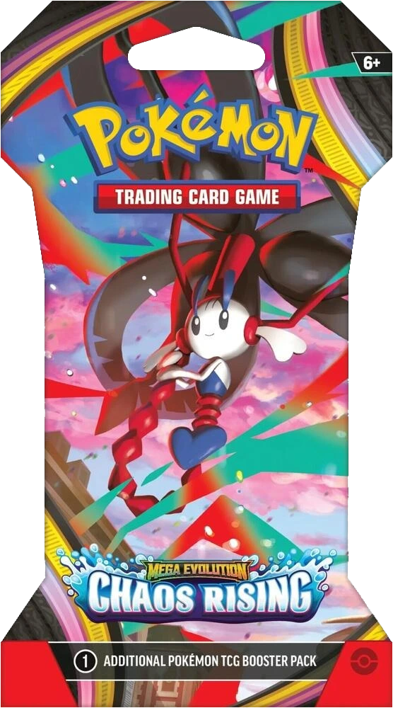 Pokemon TCG - Mega Evolution - Chaos Rising (ME4) - Sleeved Booster Pack (Angielski)
