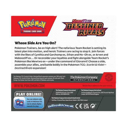 Pokemon TCG - Scarlet & Violet - Destined Rivals (SV10) - Booster Box (Angielski)