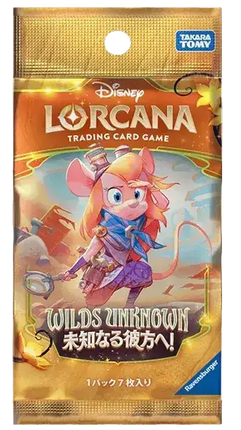 Disney Lorcana - Wilds Unknown (Set 12) - Booster Pack (Japoński)