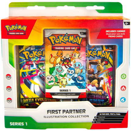 Pokemon TCG - First Partner Illustration Collection - Series 1 (Angielski)