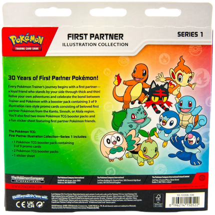 Pokemon TCG - First Partner Illustration Collection - Series 1 (Angielski)