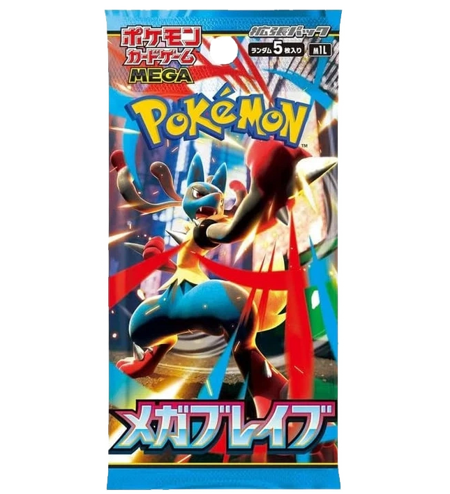 Pokemon TCG - Mega Evolution - Mega Brave (M1L) - Booster Pack (Japoński)