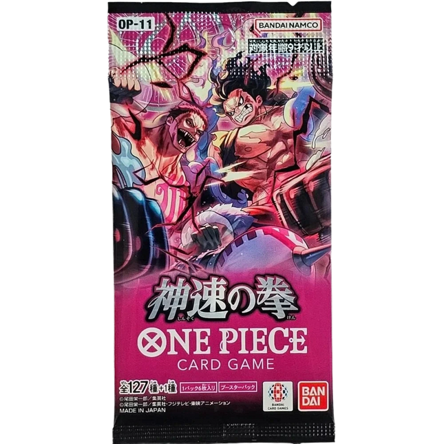 One Piece Card Game - A Fist of Divine Speed (OP-11) - Booster Pack (Japoński)