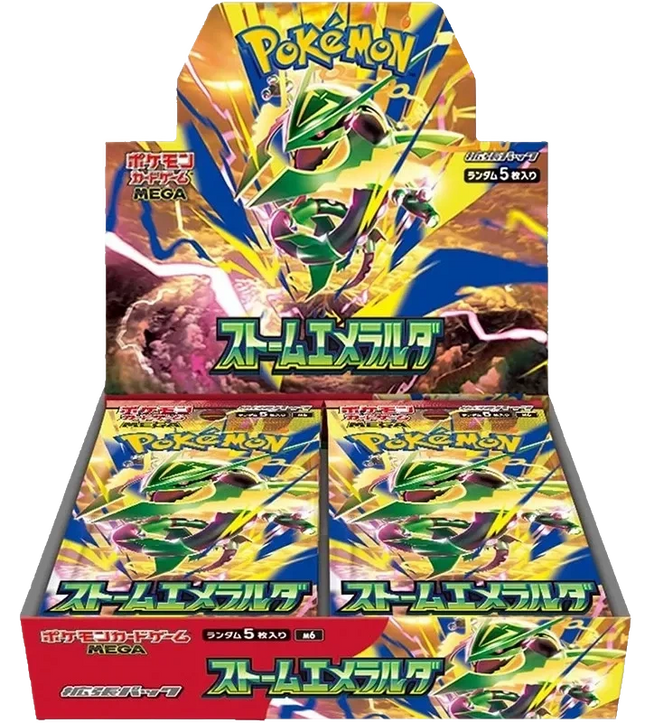 Pokemon TCG - Mega Evolution - Storm Emeralda (M6) - Booster Box (Japoński)