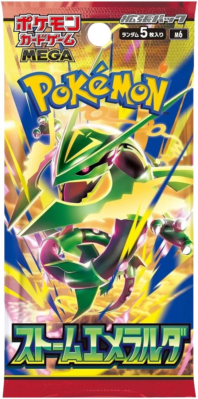 Pokemon TCG - Mega Evolution - Storm Emeralda (M6) - Booster Pack (Japoński)