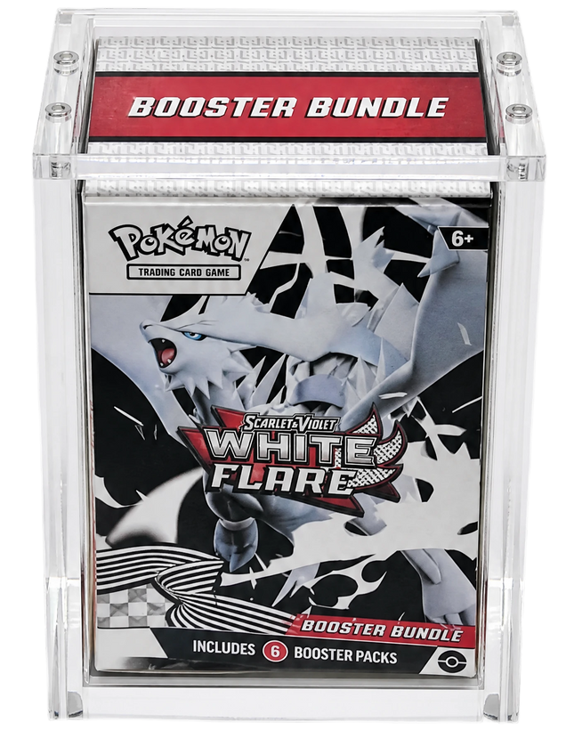 Akrylowe Display Case - Booster Bundle - Pasuje do S&V i Starszych Setów (Magnetyczne Wieczko)