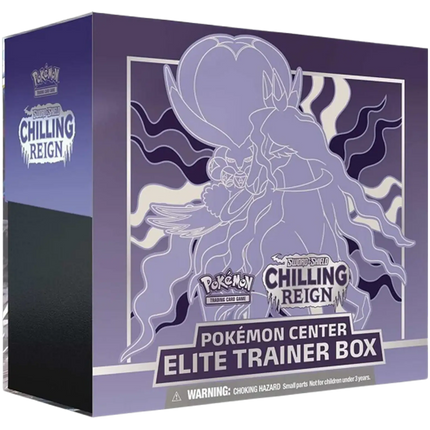 Pokemon TCG - Sword & Shield - Chilling Reign - Pokemon Center Elite Trainer Box (Shadow Rider Calyrex) (Angielski)