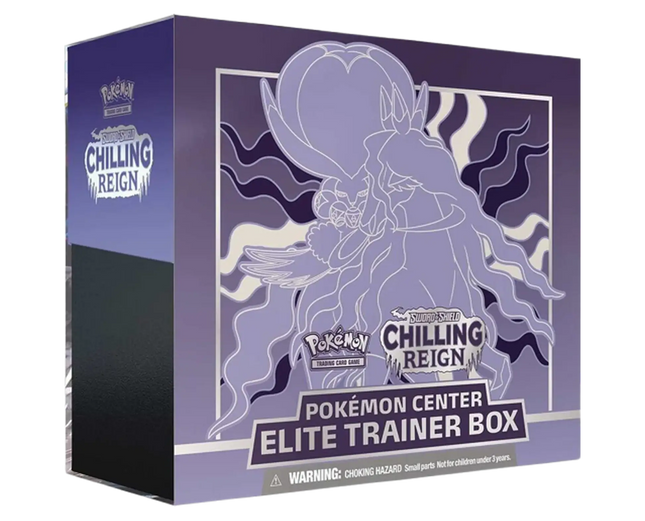 Pokemon TCG - Sword & Shield - Chilling Reign - Pokemon Center Elite Trainer Box (Shadow Rider Calyrex) (Angielski)
